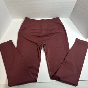 Alphalete Women’s Halo Legging- Burgundy , Size Large NWOT